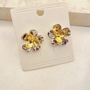 Arete flor multicolor