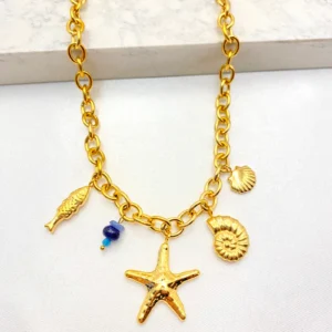 Collar dijes brisa marina