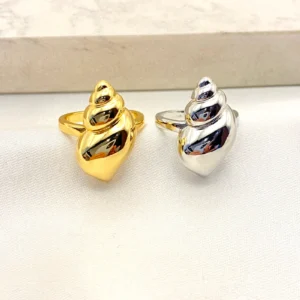 Anillo concha serena
