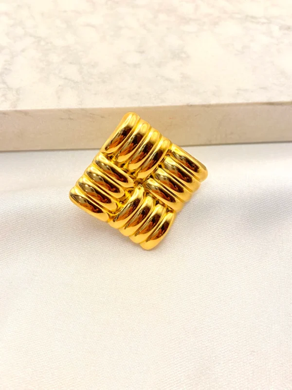 Anillo duna dorada