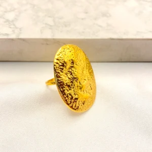 Anillo sol de textura