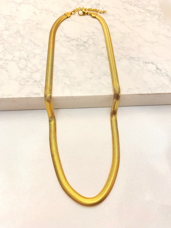 Collar Serpentina dorada