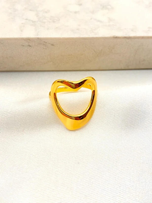 Anillo latido dorado